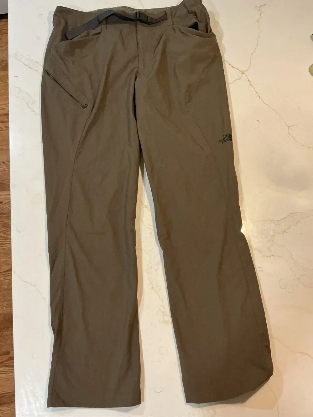 The North Face Mens Sz 36 Belted Technical Pants Hiking